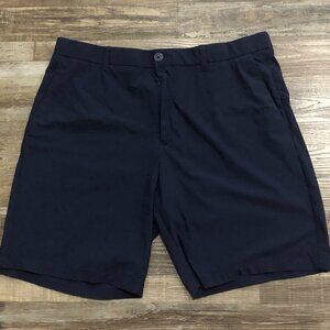 Callaway Golf Mens Size 38 Navy Blue Opti Dri Flat Front Casual Shorts